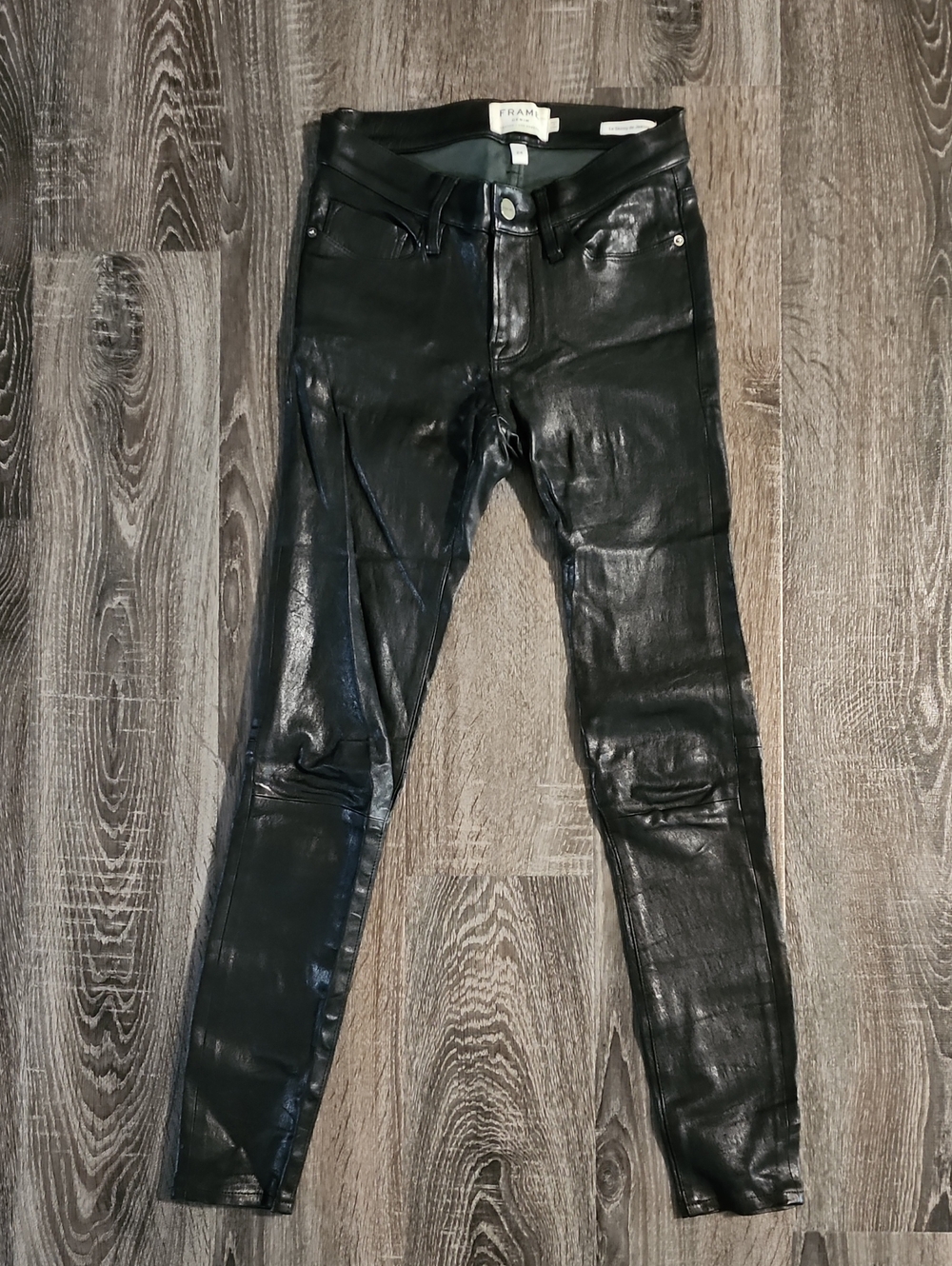 Frame Leather "Le Skinny De Jeanne" Pants